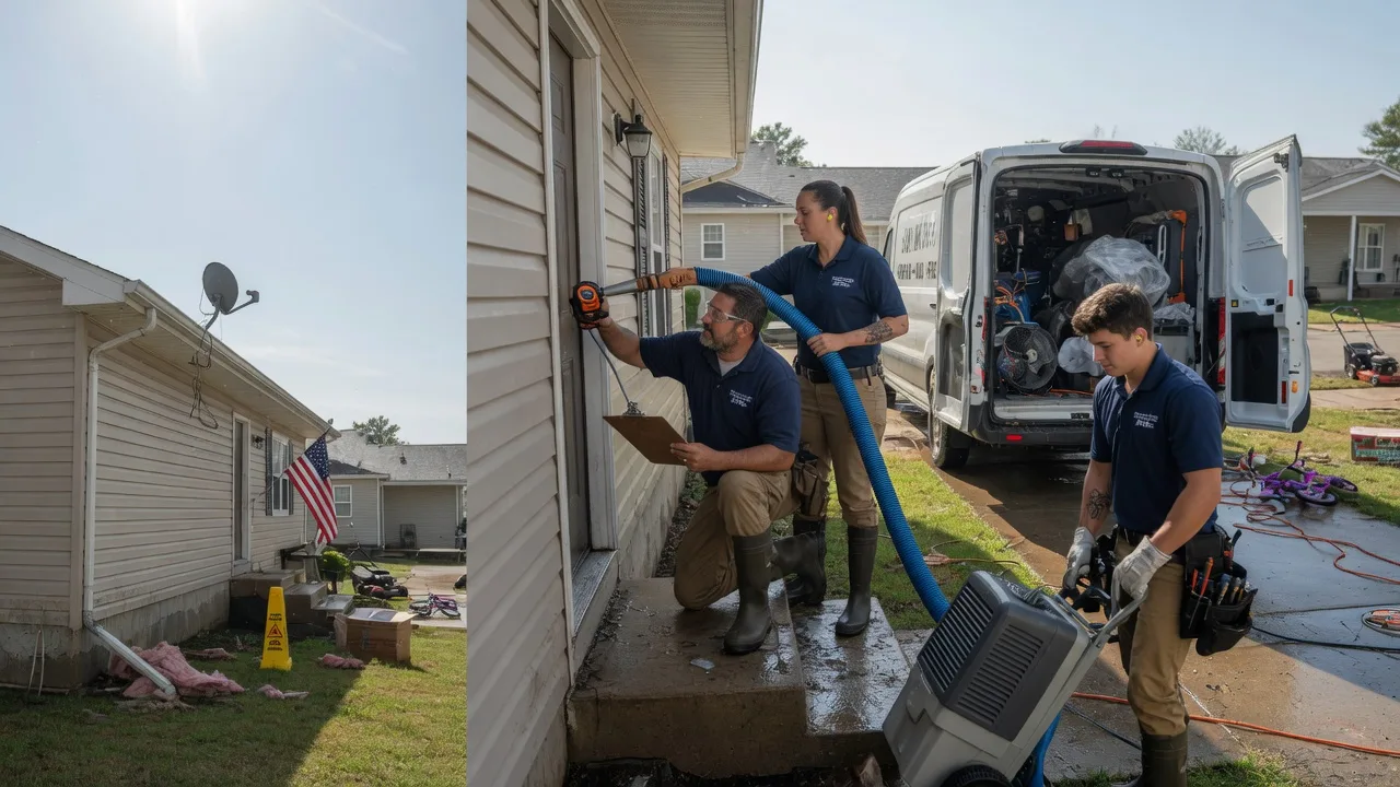 Ceiling Water Damage Restoration in Danville, IN near me